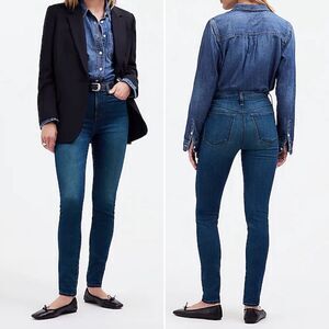 Madewell 10" High-Rise Skinny Jeans Size 26 Alabara Wash Style MA616